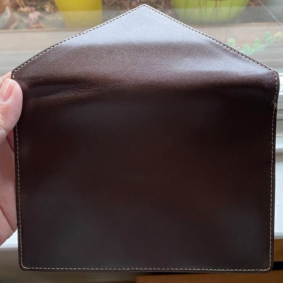 Kate Spade leather brown envelope - Picture 3 of 6